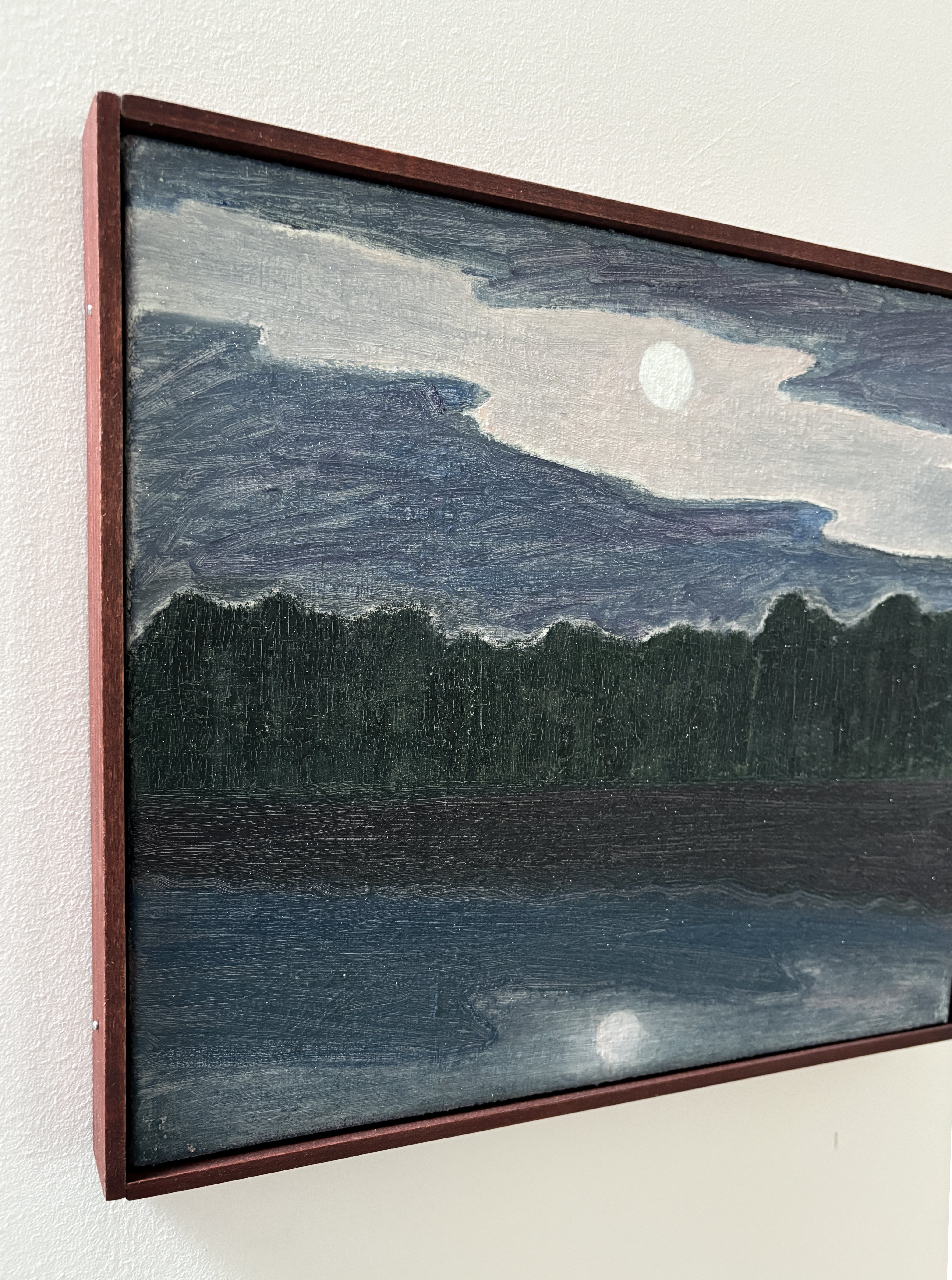 Moon Mirror (with Red and Green), 2023