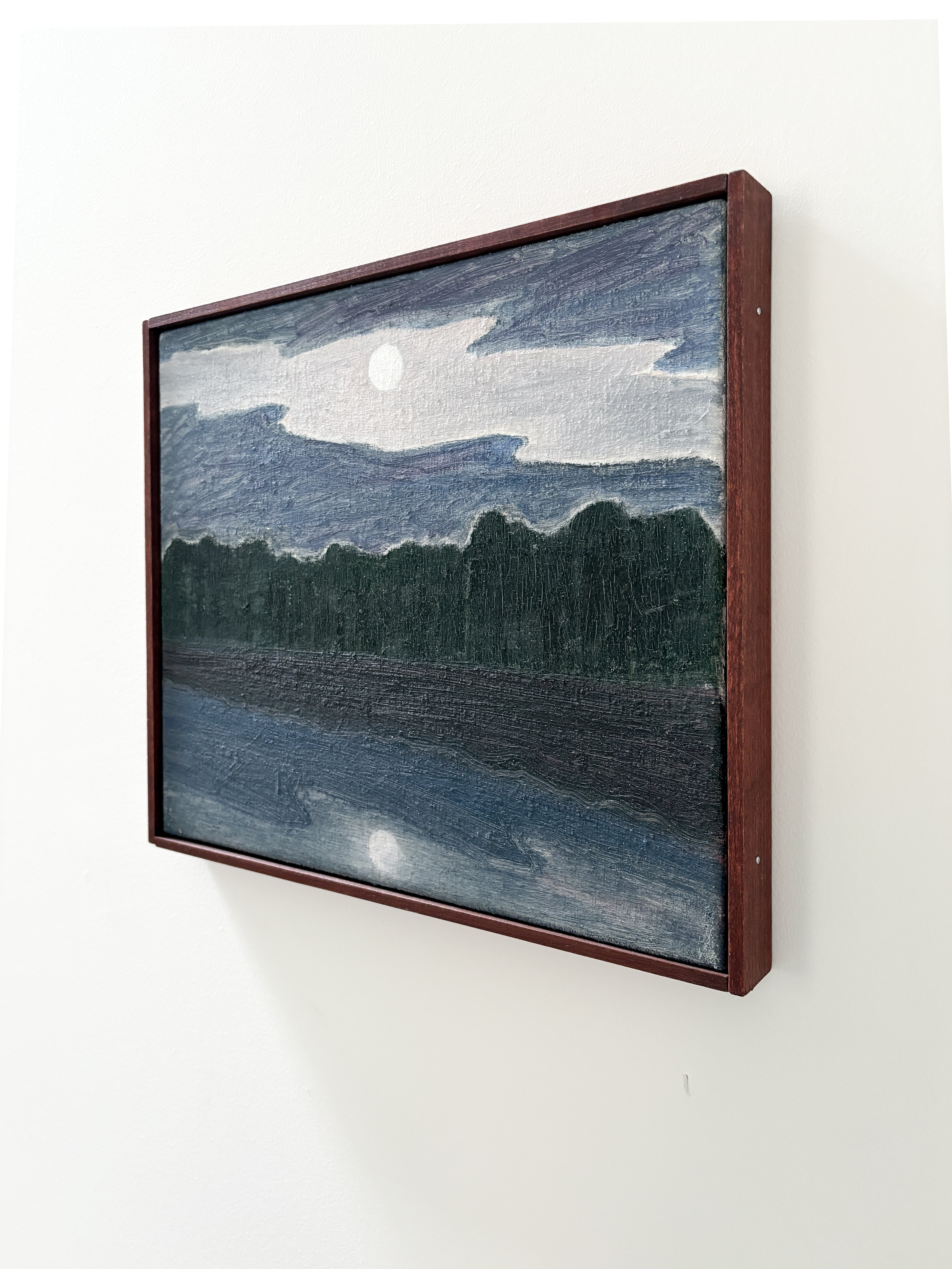 Moon Mirror (with Red and Green), 2023