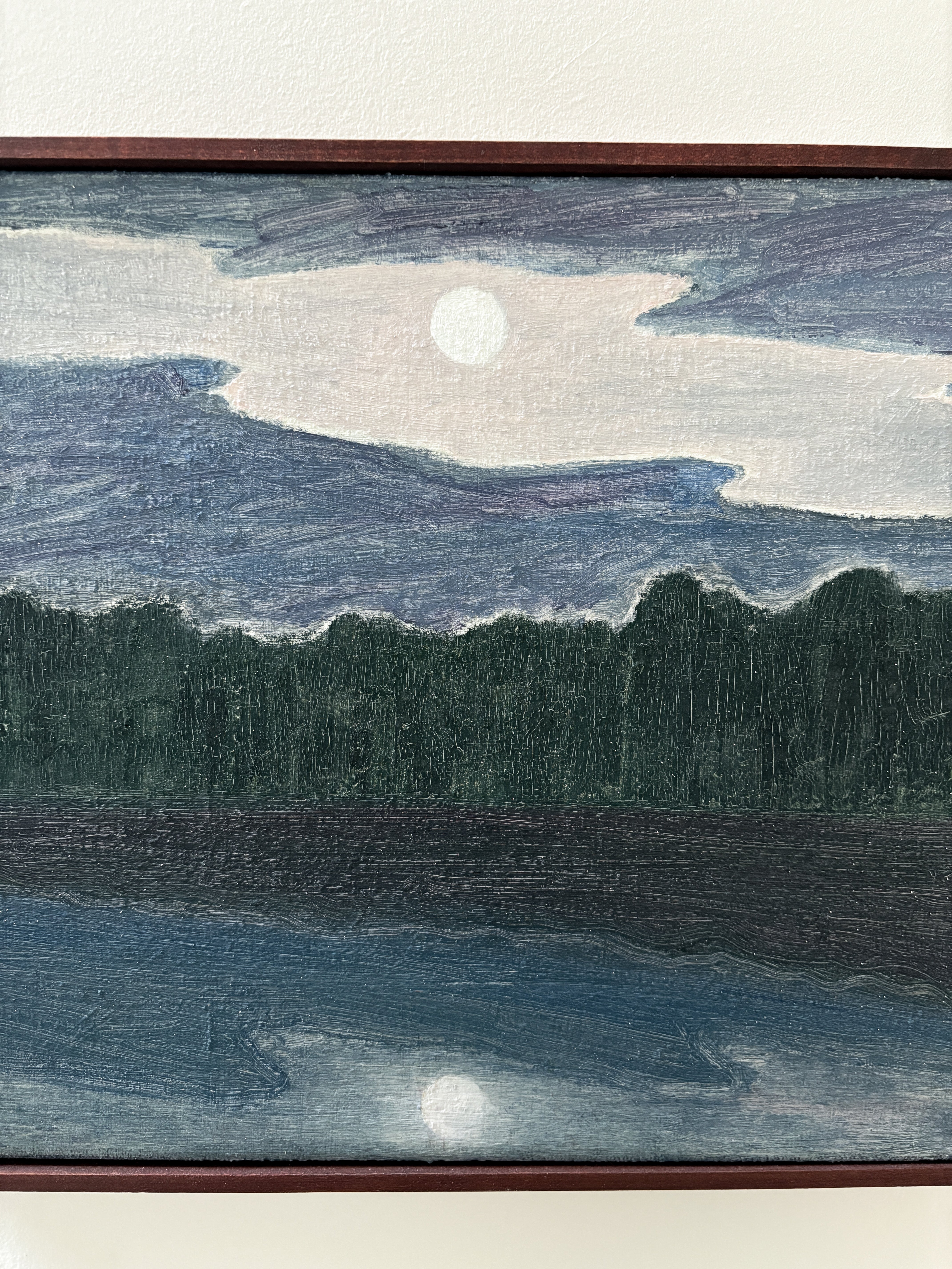 Moon Mirror (with Red and Green), 2023