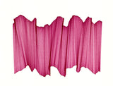 Pink lines intersecting on white paper, appearing to float.